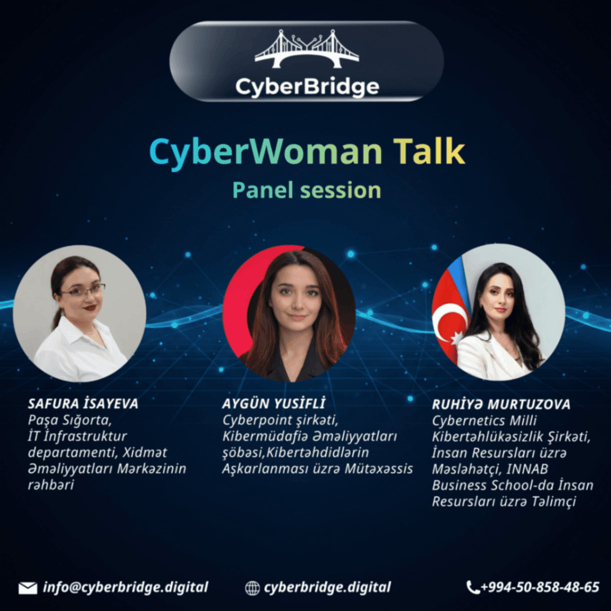 CyberWoman Talk: Kiber Mühitdə Xanımların Rolu